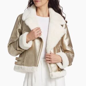Generation Love Dion metallic moto jacket